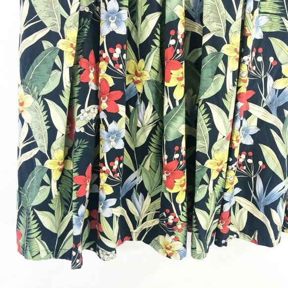 Philosophy Floral Print Full Midi Skirt Elastic M - Picture 5 of 8
